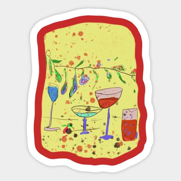 Party Sticker by Coppack